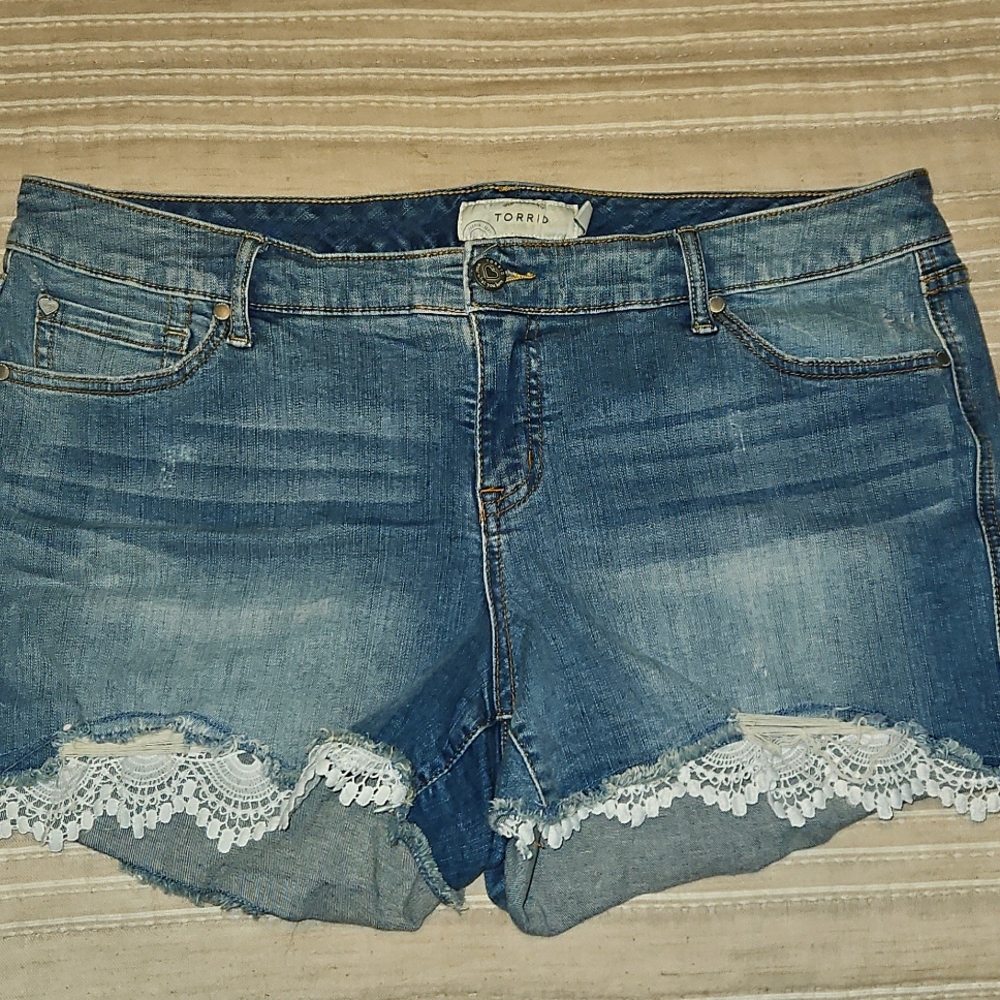 Torrid Jean Shorts